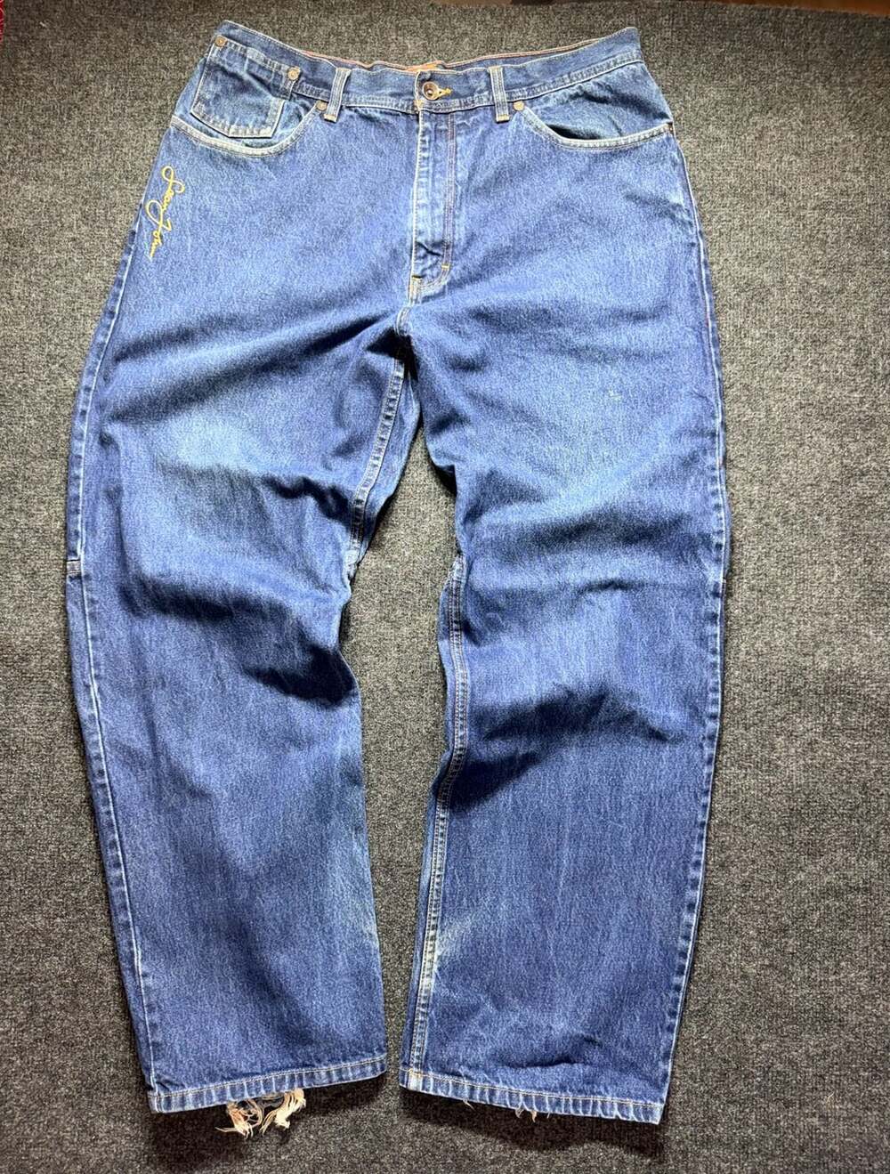Vintage Sean John Denim Baggy Wide Leg Jeans Size 36 Y2K Hip Hop